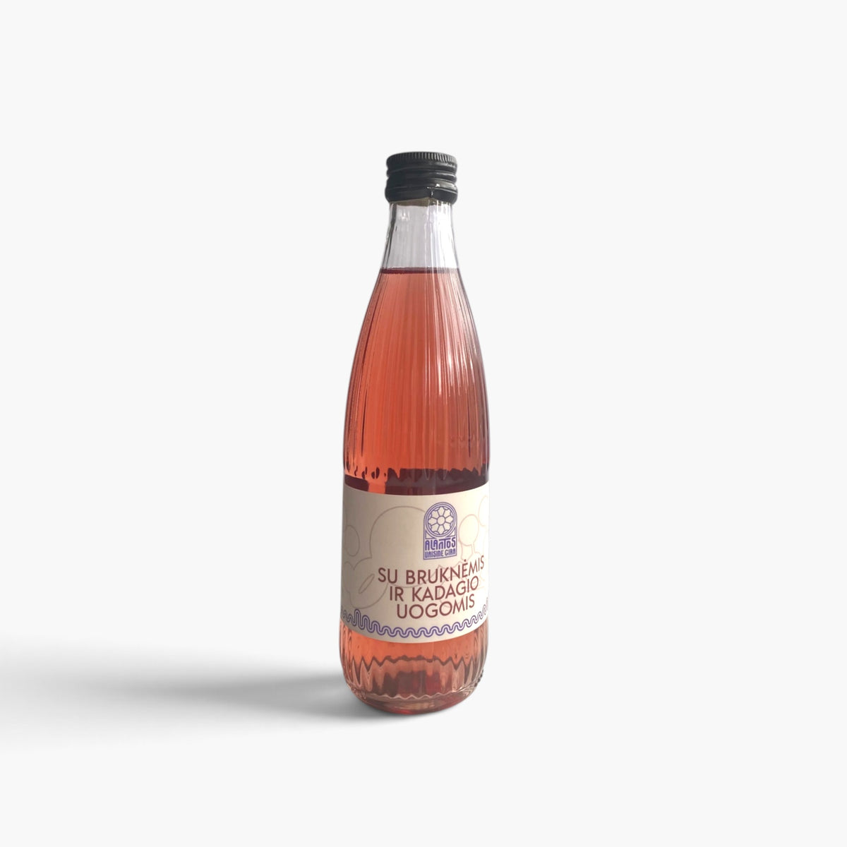 Alantos vaisinė gira su bruknėmis ir kadagio uogomis, 300 ml.
